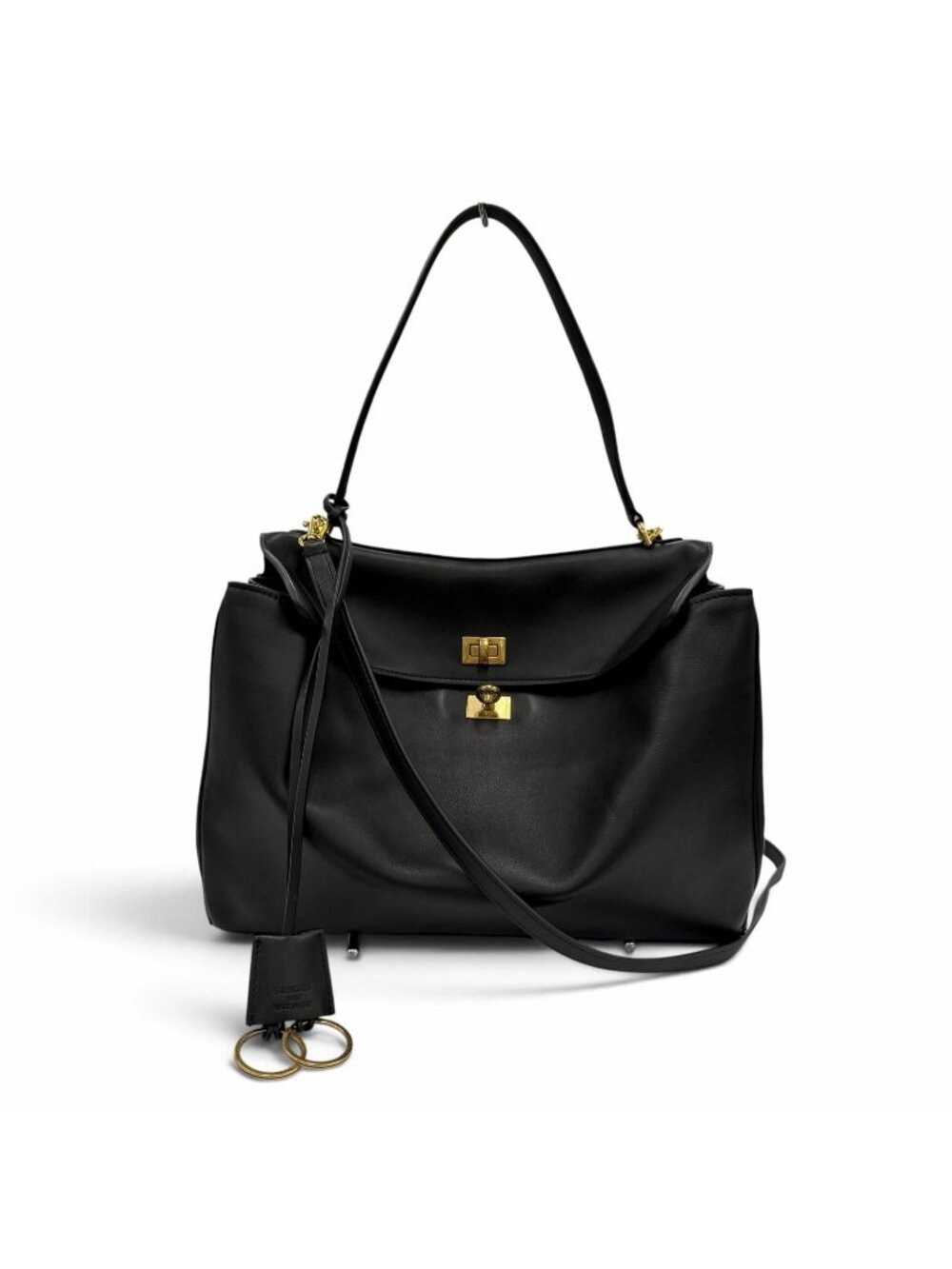 Balenciaga Rodeo Medium Smooth Calfskin 2-Way Shoulder Bag
